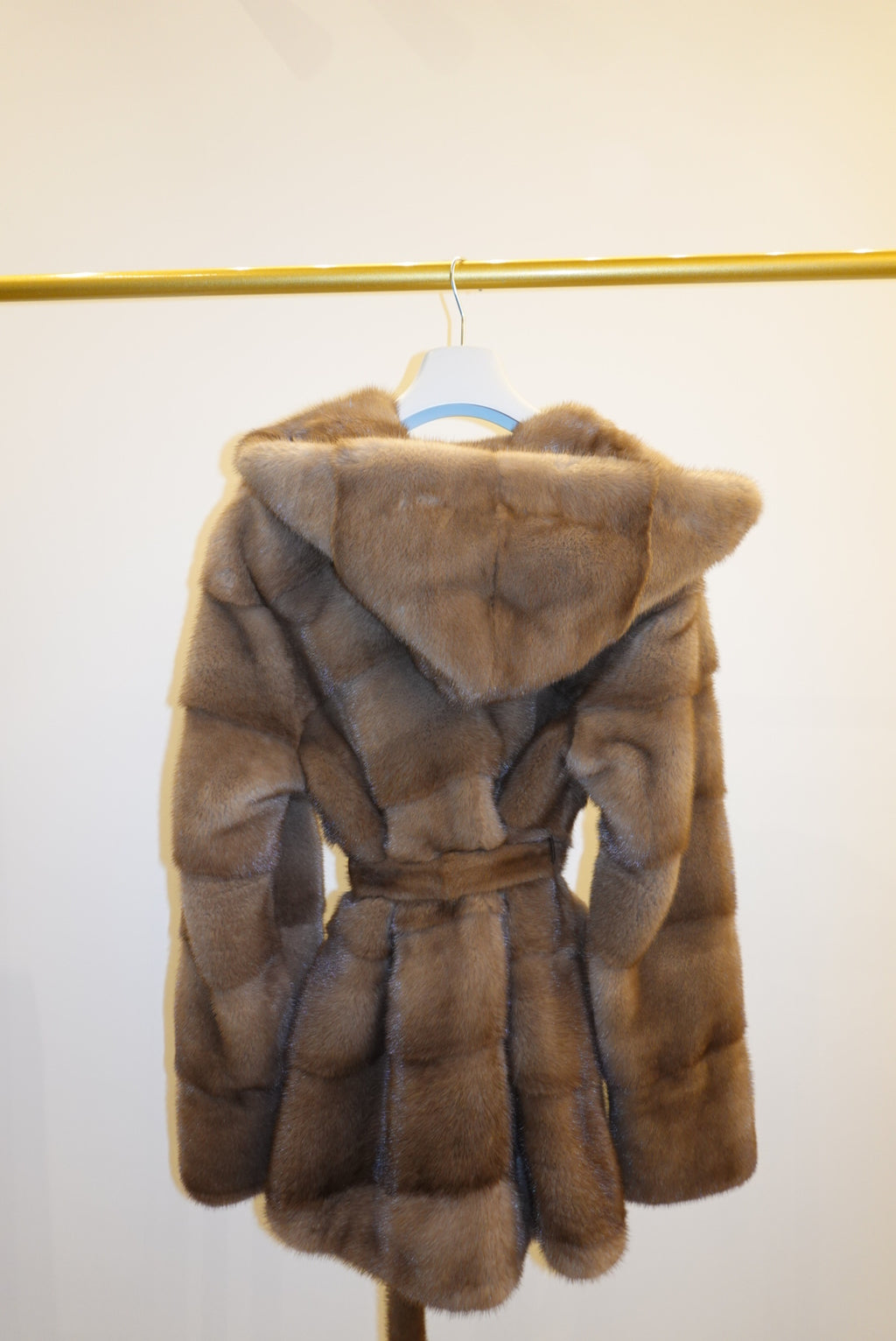 Sable mink fur coat 
