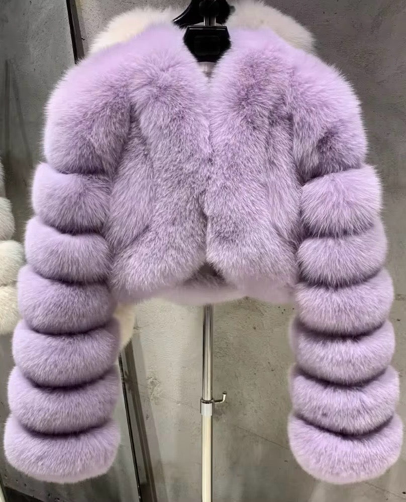 The Wavy Fox Fur Coat