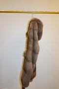 Sable mink fur coat
