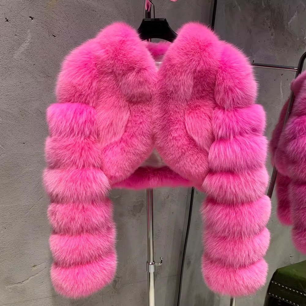 The Wavy Fox Fur Coat