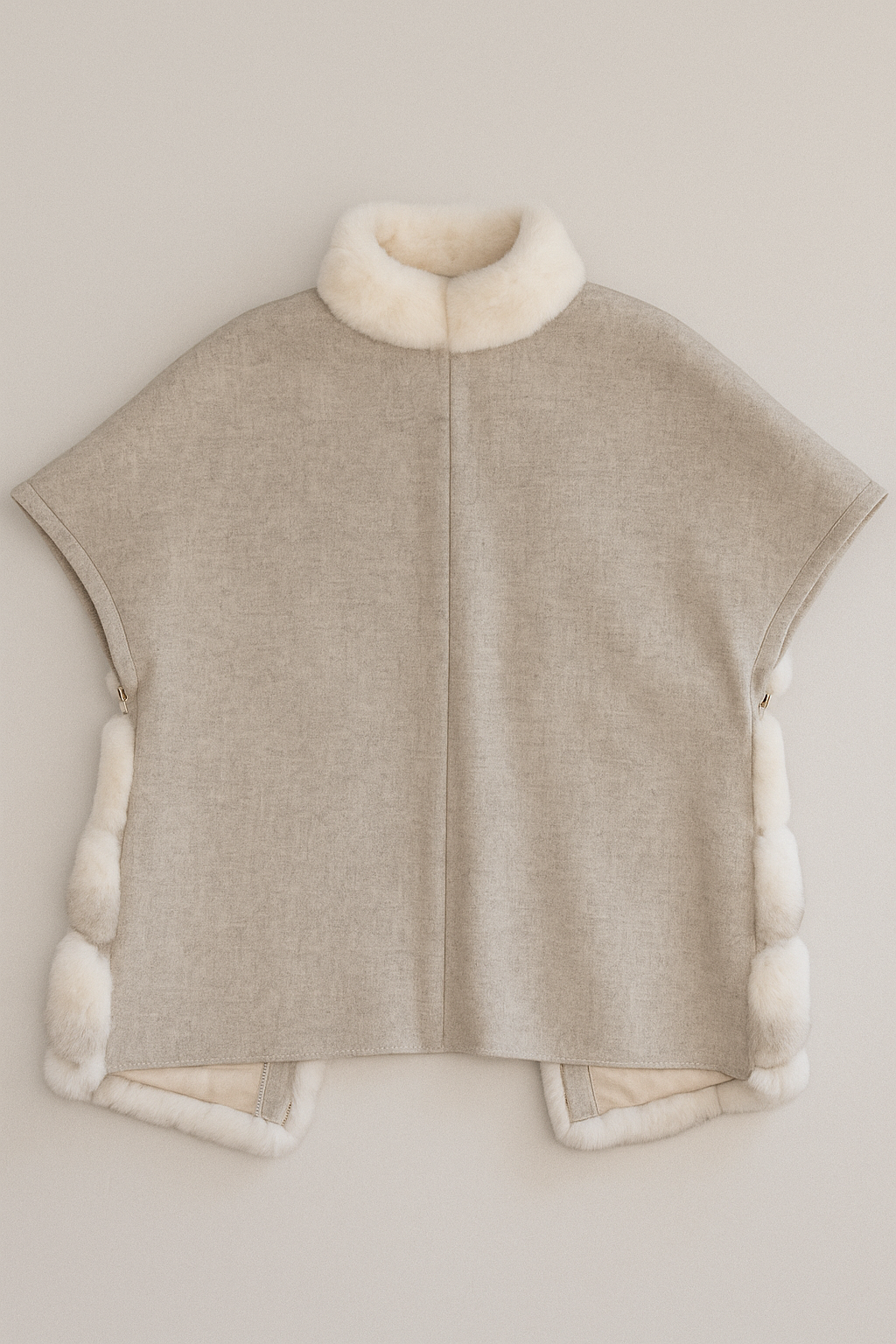 The  Barcelona Gilet in beige