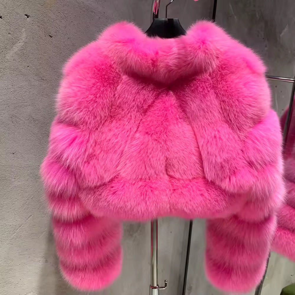 The Wavy Fox Fur Coat