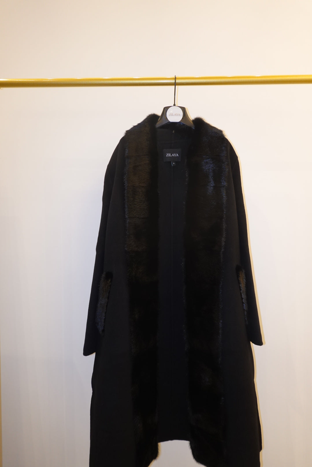 Wool Coat Leather Helene Berman College Coat Cherry London Coat