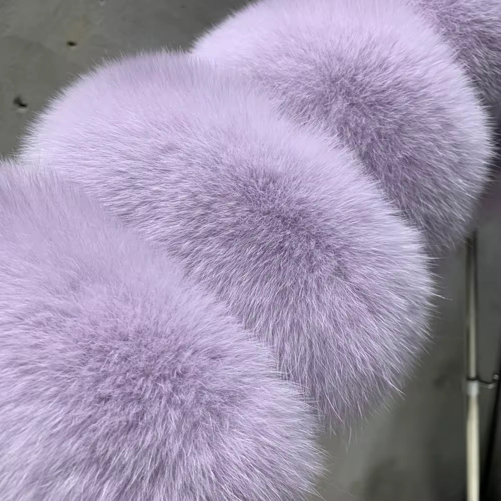 The Wavy Fox Fur Coat