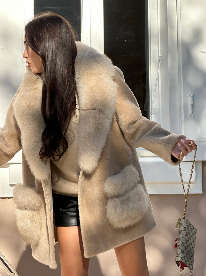 The Bella Coat Beige