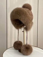 Milan Luxe Fur Mink Pom Hat