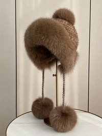 Milan Luxe Fur Mink Pom Hat
