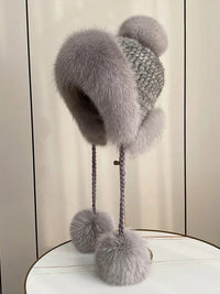 Milan Luxe Fur Mink Pom Hat