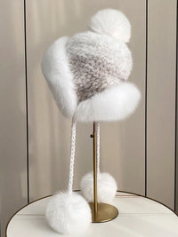 Milan Luxe Fur Mink Pom Hat