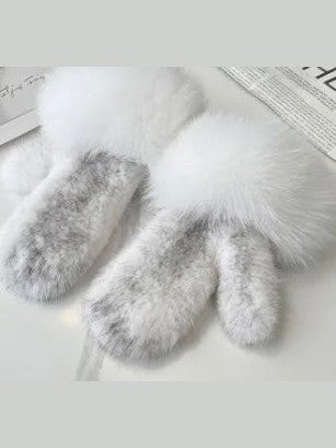 Milan Lux Mink & Fox Fur Mittens