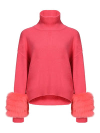 The Cortina Turtleneck Coral