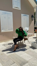 The Cortina Turtleneck Green - Zilaya