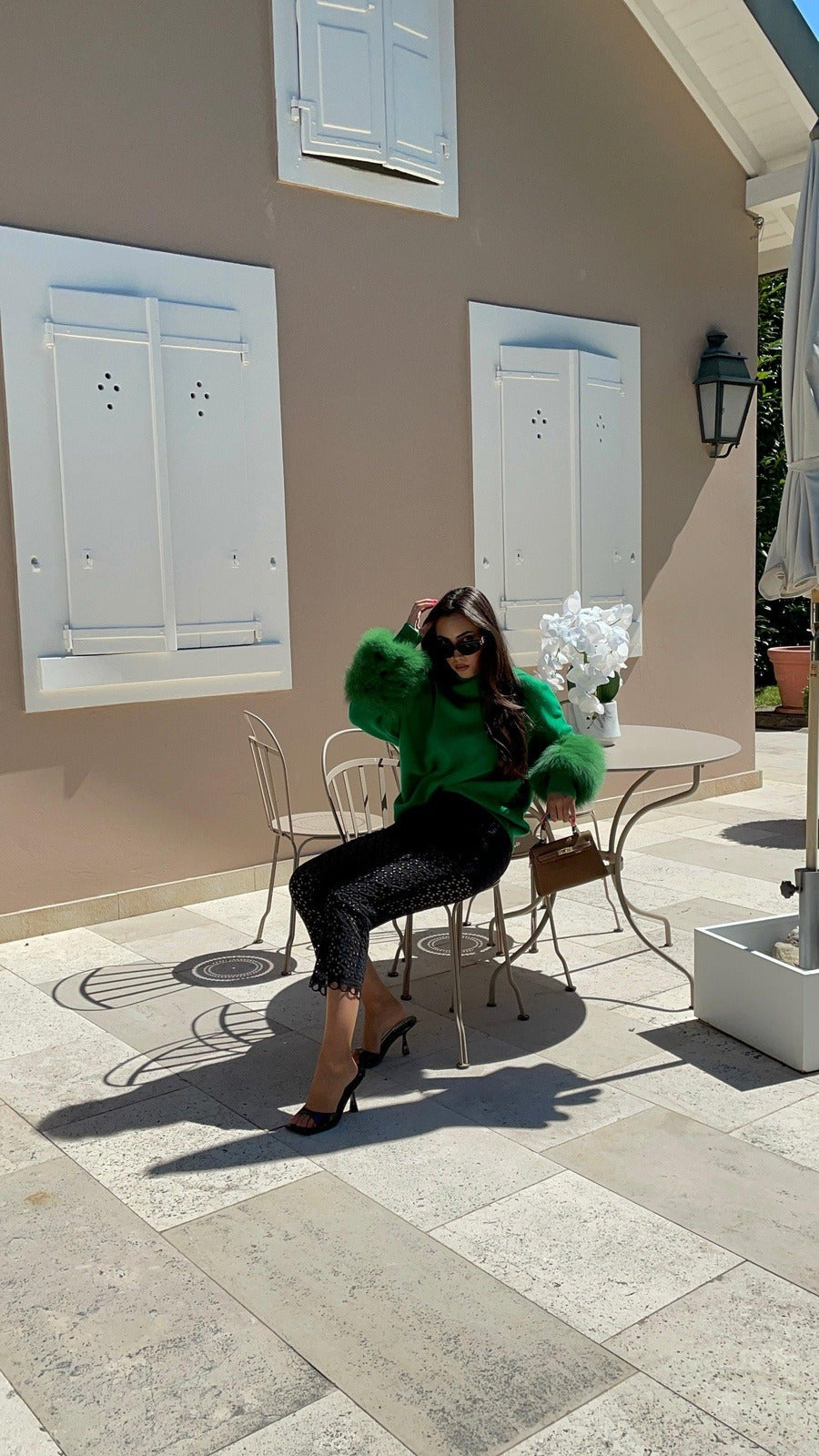 The Cortina Turtleneck Green - Zilaya