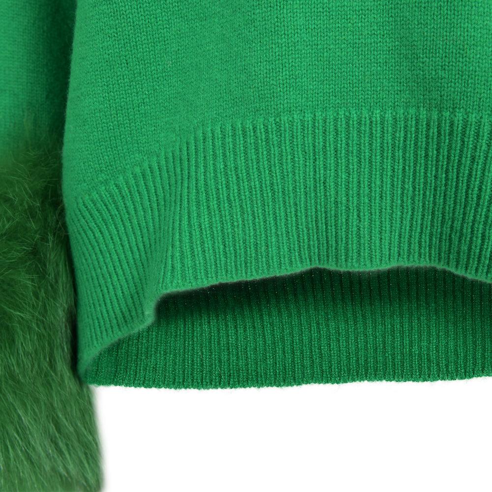 The Cortina Turtleneck Green - Zilaya