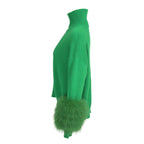 The Cortina Turtleneck Green - Zilaya