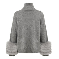 The Cortina Turtleneck Grey - Zilaya