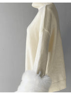The Cortina Turtleneck Ivory