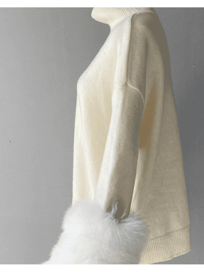 The Cortina Turtleneck Ivory